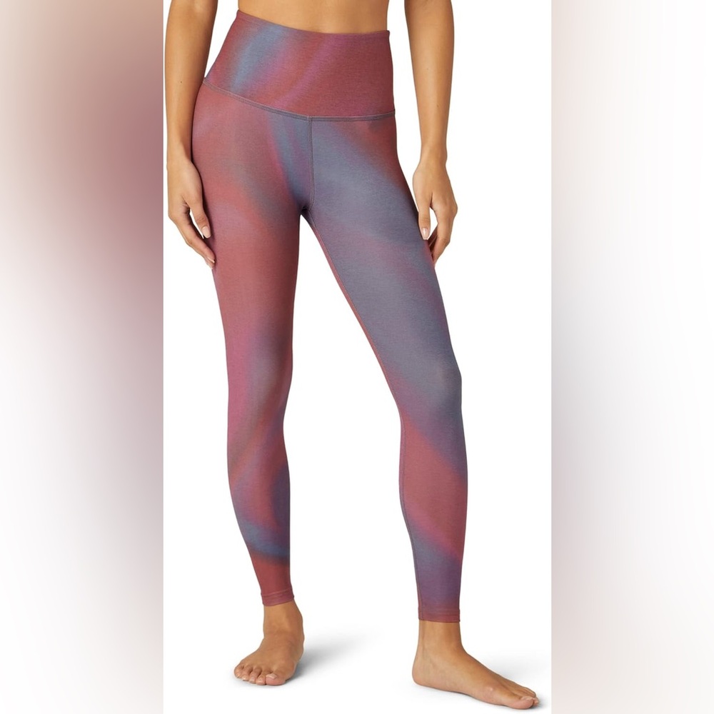 Beyond Yoga// Spacedye Printed Caught in The Midi High Waisted Leggings Size M